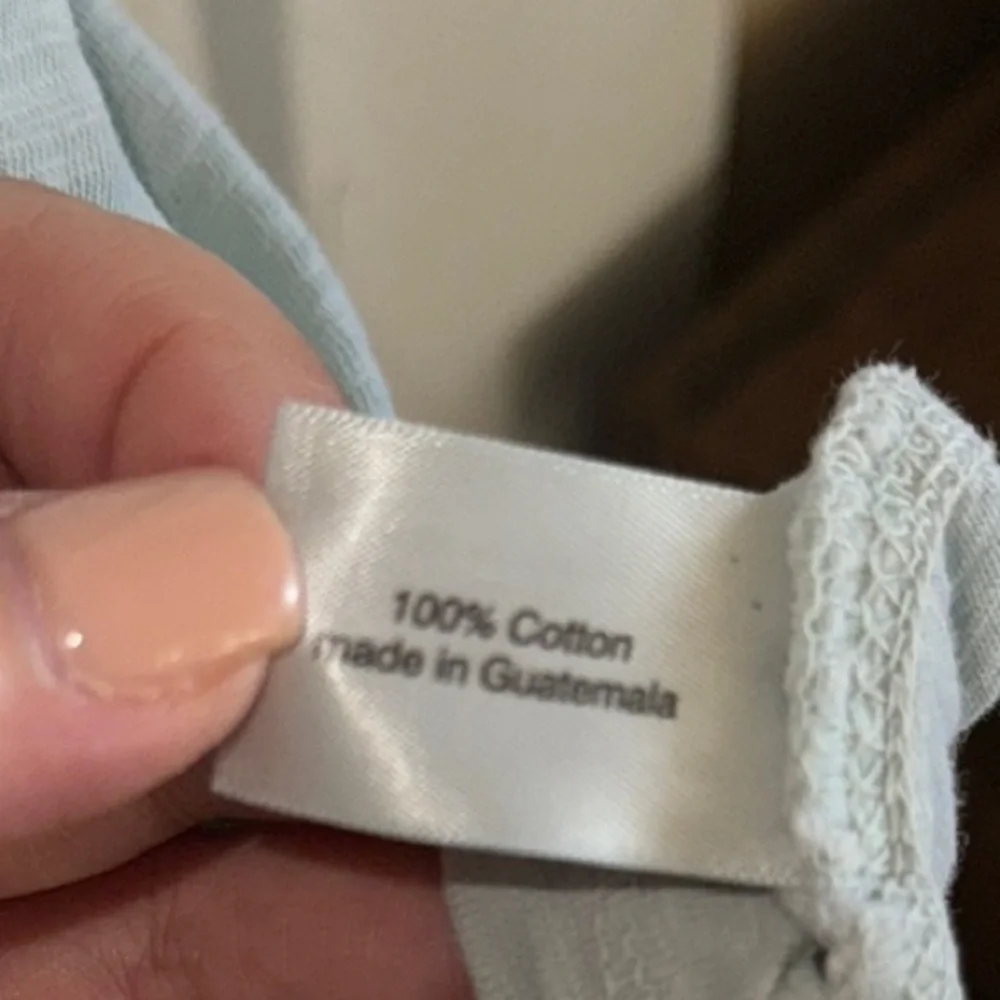 Lane Bryant Sea Blue Relaxed 100% Cotton Tank Top Size  22/24 - Picture 3 of 6